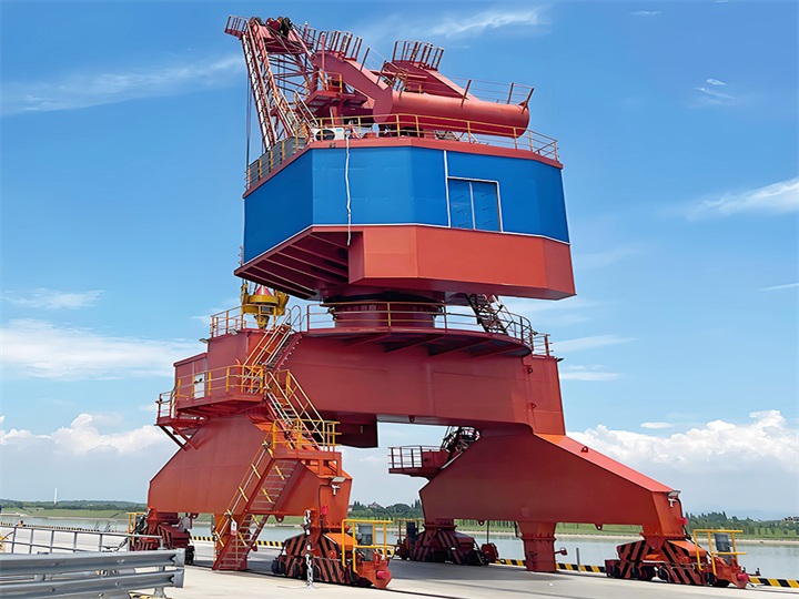 Grúa de pórtico para muelle