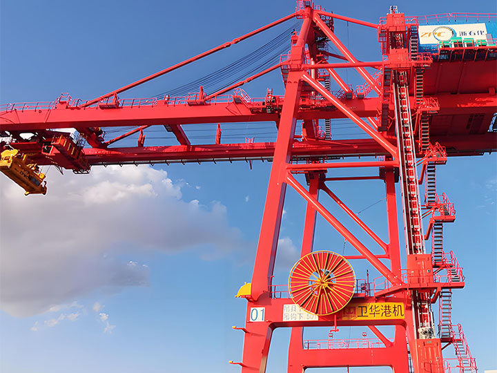 Grúa de muelle STS para contenedores